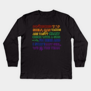 Earp Quotes Kids Long Sleeve T-Shirt